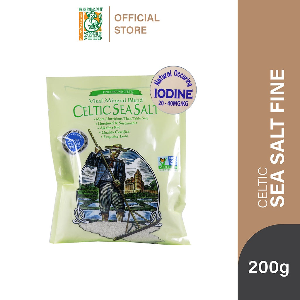 Fine Ground Celtic Sea Salt Radiant Whole Food