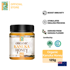 Radiant Organic Kanuka Honey (125g) Madu Asli Halal