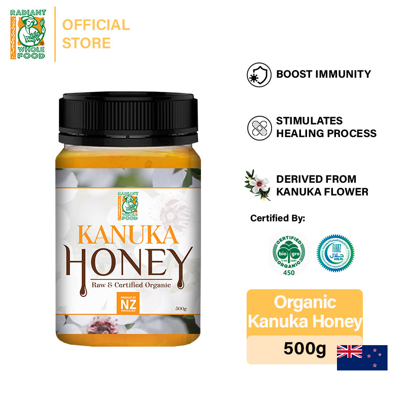 Radiant Kanuka Honey 500g & Radiant Nz Bush  Honey 500g