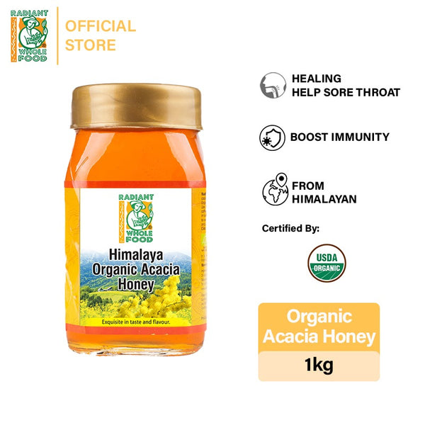 Radiant Organic Acacia Honey 1Kg