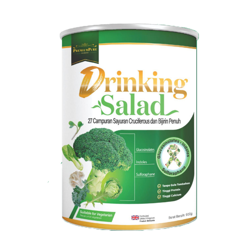 Premium Pure Drinking Salad - Detox & Cleanse Wholegrain Powder